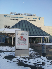 A snowy Excel Centre - London EAG 2013