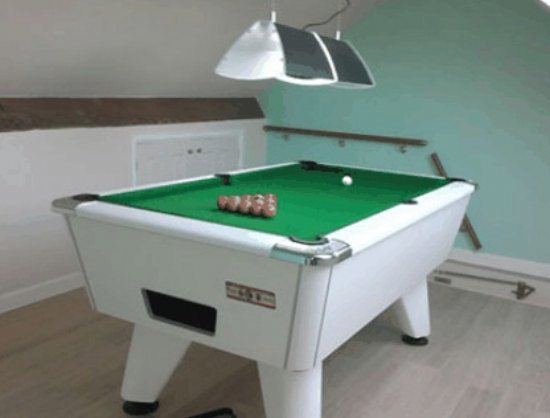 White 7ft Winner Pool Table