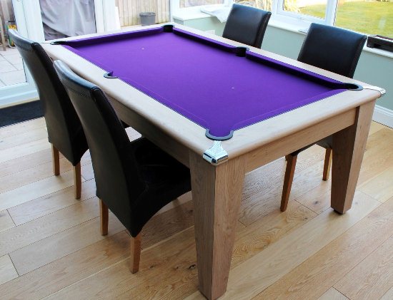 7ft Slate Bed Pool Dining Table