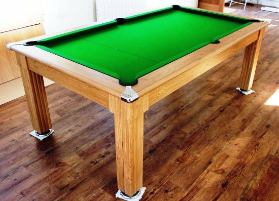 Oak Pool Dining Table - Gatley Traditional