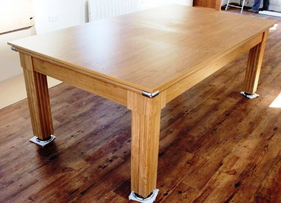 Traditional Pool Dining Table - Oak 7ft