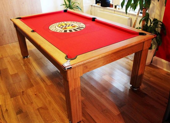 Gatley Traditional Pool Dining Table - Custom Cloth