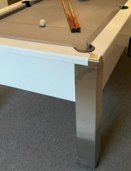 3-4 Week Delivery - 6ft Spirit White High Gloss Pool Table