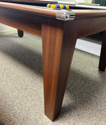 EX-Display Showroom Classic Dark Walnut Pool Dining Table - 7ft