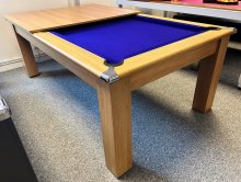 2-4 Week Delivery - Modern Classic Oak Pool Dining Table - 6ft or 7ft