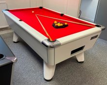 2-4 Week Delivery - 6ft Supreme Winner White Slate Bed Pool Table 