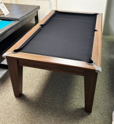 3-4 Week Delivery - Gatley Classic Dark Walnut Pool Dining Table - 6ft or 7ft