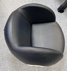 Pool Ball Chair - No.8 Ball Black Chair