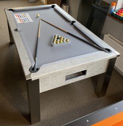 Spirit Tournament Chicago Concrete Pool Table - 6ft or 7ft