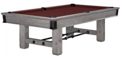 Brunswick Canton Rustic Grey Pool Table  8ft