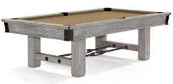 Brunswick Canton Rustic Grey Pool Table  8ft