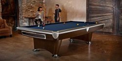 Brunswick Gold Crown VI Espresso Pool Table - 8ft & 9ft