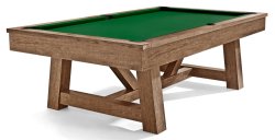 Brunswick Botanic Pool Table - Rustic Dark Brown 7ft or 8ft