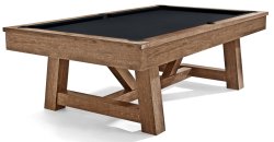 Brunswick Botanic Pool Table - Rustic Dark Brown 7ft or 8ft