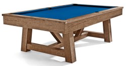 Brunswick Botanic Pool Table - Rustic Dark Brown 7ft or 8ft