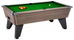 2-4 Week Delivery - 6ft DPT Omega Pro Grey Oak Pool Table