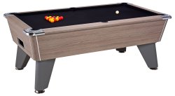 2-4 Week Delivery - Omega Pro 7ft Grey Oak Pool Table