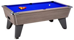 2-4 Week Delivery - Omega Pro 7ft Grey Oak Pool Table