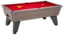 2-4 Week Delivery - Omega Pro 7ft Grey Oak Pool Table