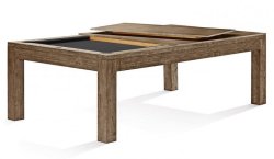 Brunswick Sanibel Rustic Dark Brown Pool Table - 7ft & 8ft Sizes