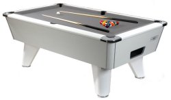 2-4 Week Delivery - 6ft Supreme Winner White Slate Bed Pool Table