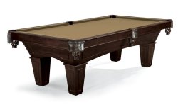 Brunswick Allenton Espresso Pool Table - Tapered Legs 7ft or 8ft.