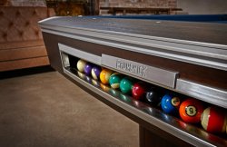 Brunswick Gold Crown VI Espresso Pool Table - 8ft & 9ft