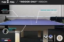 Cornilleau Turn 2 Ping Indoor 9x5 Conversion Table Tennis Top