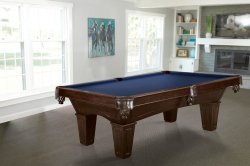 Brunswick Allenton Espresso Pool Table - Tapered Legs 7ft or 8ft.