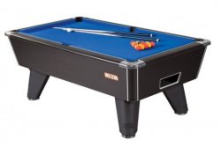 2-4 Week Delivery - 6ft Supreme Winner Black Pool Table