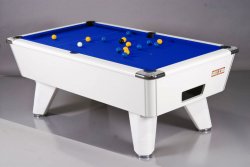 2-4 Week Delivery - 6ft Supreme Winner White Slate Bed Pool Table