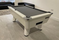 2-4 Week Delivery - 6ft Supreme Winner White Slate Bed Pool Table