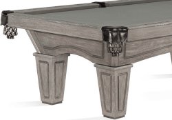 Brunswick Allenton Driftwood Pool Table - Tapered Legs 7ft or 8ft.