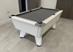 2-4 Week Delivery - 6ft Supreme Winner White Slate Bed Pool Table