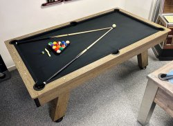 3-7 Day Delivery - Spirit 7ft Wood Bed American Pool Table