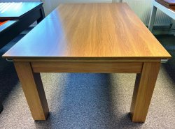 3-4 Week Delivery - Modern Classic Oak Pool Dining Table - 6ft or 7ft