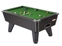 2-4 Week Delivery - 6ft Supreme Winner Black Pool Table