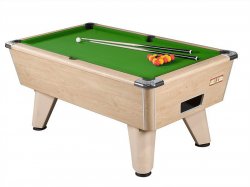 Supreme Winner Oak Free Play Pool Table
