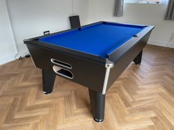 2-4 Week Delivery - 6ft Optima Classic Black Slate Bed Pool Table