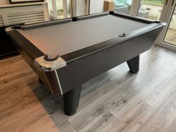 2-4 Week Delivery - 6ft Supreme Winner Black Pool Table