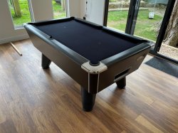 2-4 Week Delivery - 6ft Supreme Winner Black Pool Table