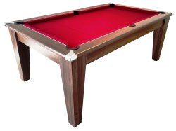 EX-Display Showroom Classic Dark Walnut Pool Dining Table - 7ft