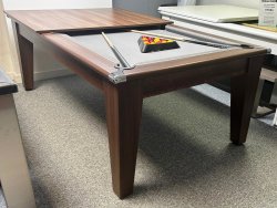 EX-Display Showroom Classic Dark Walnut Pool Dining Table - 7ft