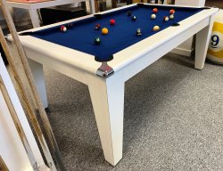 2-4 Week Delivery - Classic White Pool Dining Table - 6ft or 7ft