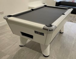 2-4 Week Delivery - 6ft Supreme Winner White Slate Bed Pool Table