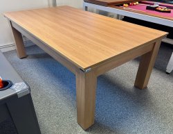 3-4 Week Delivery - Modern Classic Oak Pool Dining Table - 6ft or 7ft