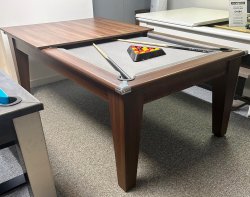 3-4 Week Delivery - Gatley Classic Dark Walnut Pool Dining Table - 6ft or 7ft