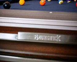 Brunswick Gold Crown VI Espresso Pool Table - 8ft & 9ft