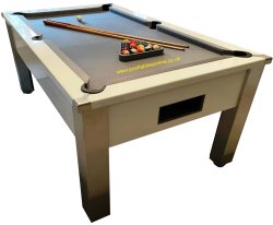 2-4 Week Delivery - 6ft Spirit White High Gloss Pool Table