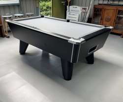 2-4 Week Delivery - 6ft Supreme Winner Black Pool Table